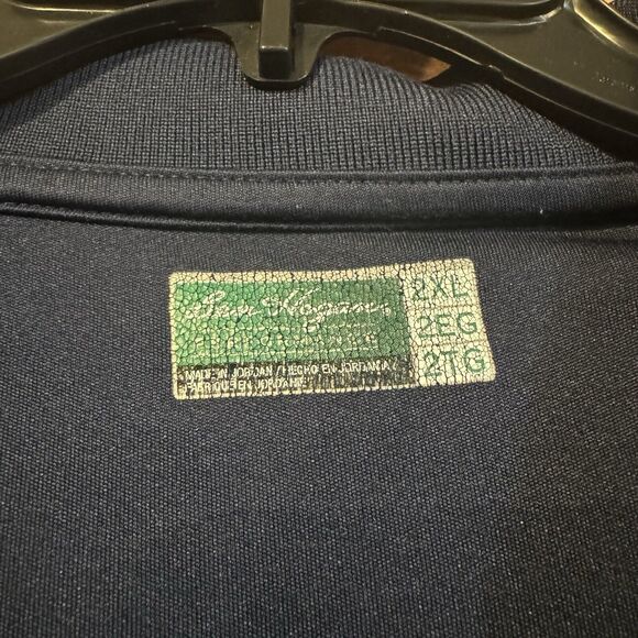 Ben Hogan Performance Men's Polo Shirt Blue Striped Short Sleeve Golf Top XXL - Picture 3 of 7